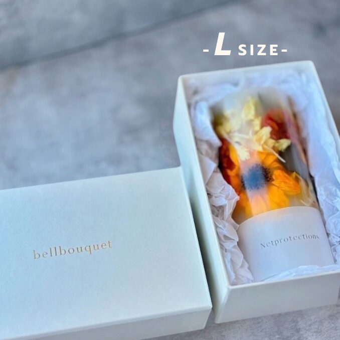 bellbouquet　ベルブーケ　ブーケキャンドル　Lサイズ1本(単品)