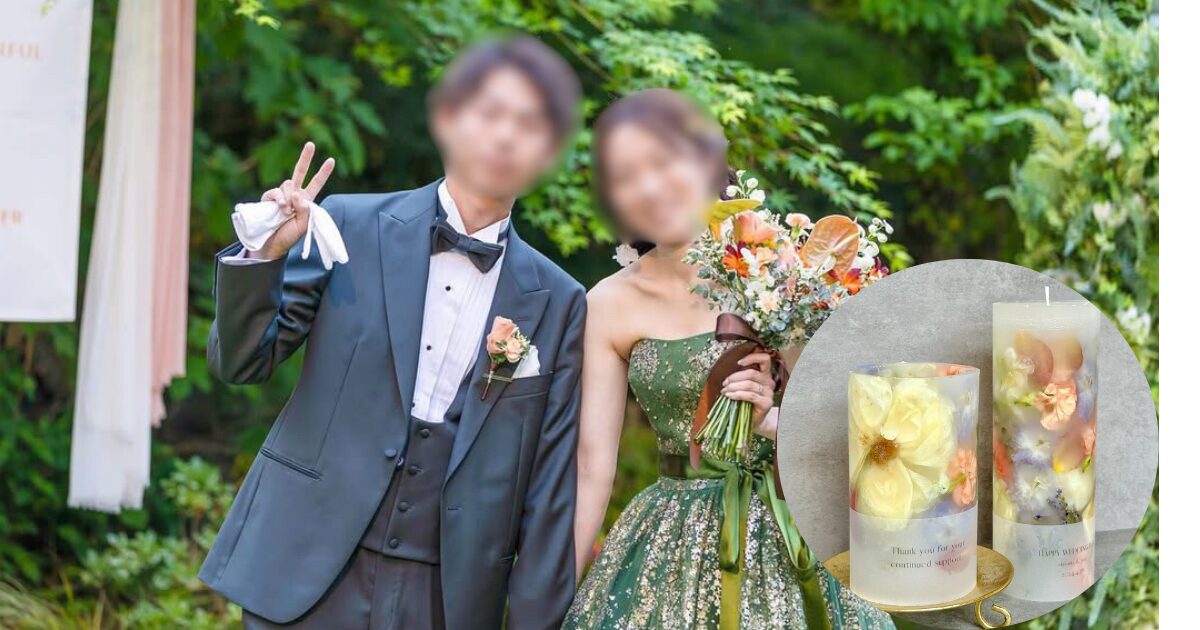 【結婚式花束保存のご感想】bellbouquet(ベルブーケ)で特別なブーケをキャンドルに加工！