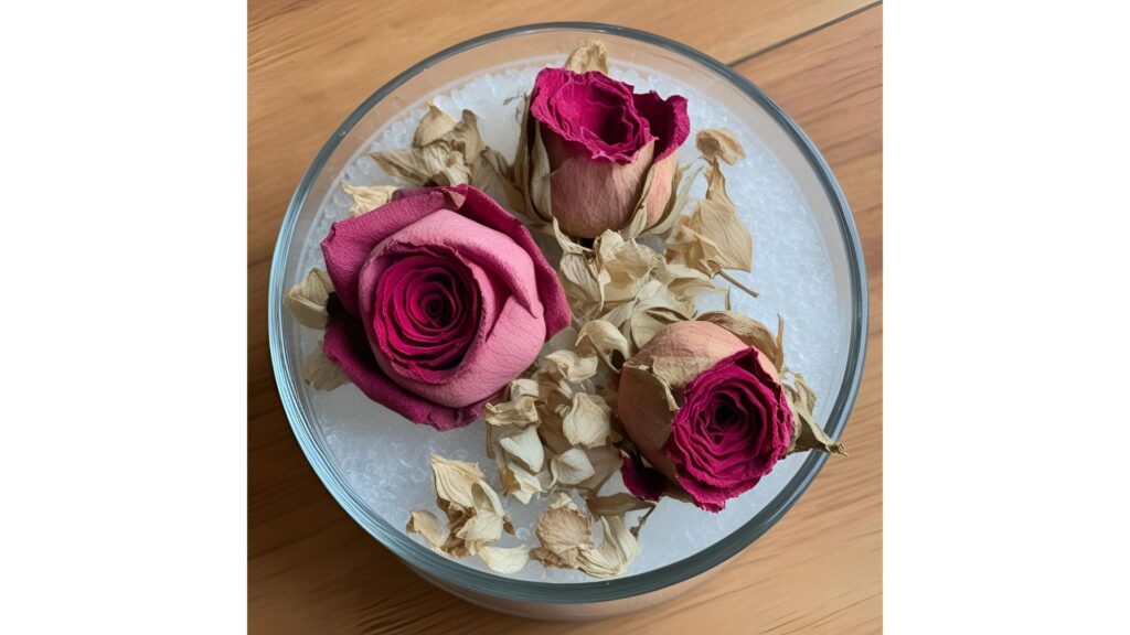 シリカゲル　薔薇