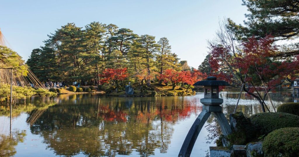石川県を代表する観光地、兼六園の画像
